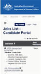 Mobile Screenshot of dvajobs.nga.net.au