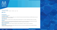 Desktop Screenshot of metrorecruit.nga.net.au
